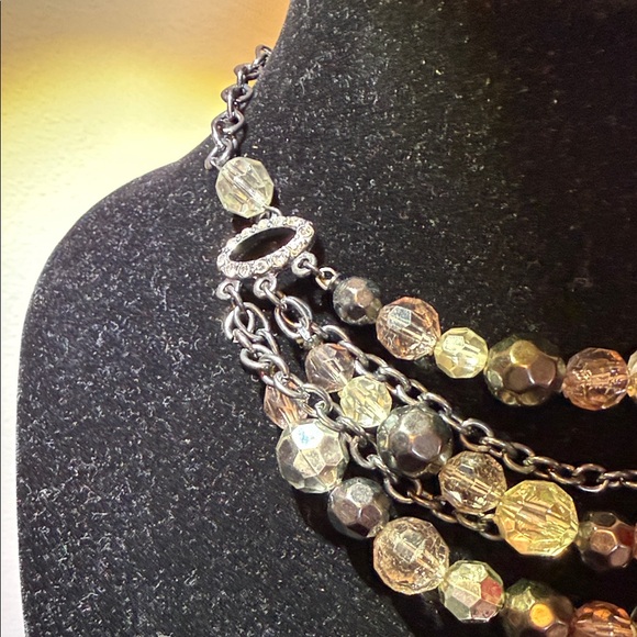 Elegant Multi-Layered Beaded Necklace - Picture 4 of 7